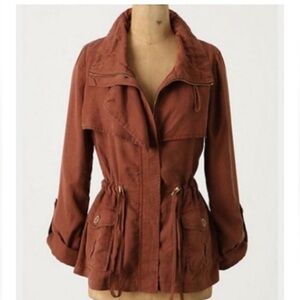 Anthropologie Cartionner Brown Anorak Cargo Jacket